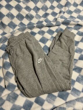 Nike Gray Logo Fleece Joggers
